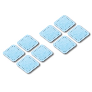 Set 8 Gel Pads Beurer EM 59 Heat Autocolante Reutilizabile 45x45 mm