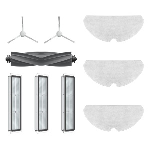 Set accesorii aspirator robot Dreame D10s, 2 perii laterale, 3 filtre, 3 mopuri