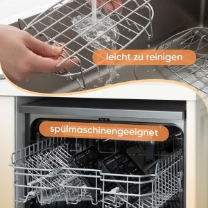 Set accesorii pentru friteuza cu aer cald COSORI, 3 piese, otel inoxidabil, BPA-free - Img 6