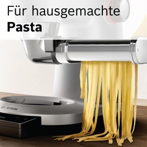 Set accesorii pentru paste Bosch MUZ9PP1, compatibil cu robot de bucatarie OptiMUM, otel inoxidabil, pentru lasagna si tagliatelle - Img 4