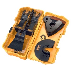 Set accesorii pentru scule multifunctionale DeWalt DT20731-QZ, 8 piese, negru - Img 2