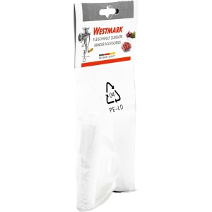 Set accesorii Westmark Wurstfulltrichter 4 piese pentru masina de tocat carne alb - Img 7