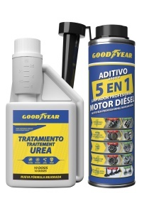 Set Aditive Diesel Goodyear, 250 ml Antikristalizant si 300 ml 5-in-1 Curatator - Img 2