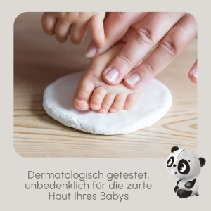 Set amprenta pentru bebelusi Tiny Love, cu ring din bambus, modelare sigura - Img 5