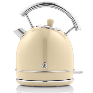 Set Aparat de Preparat Cafea Swan Retro, 1,8L, 3000W, Crem - Img 5