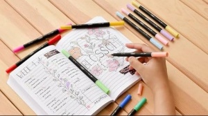 Set BIC Intensity 22 Markere Dual Tip si Fineliner, Notizbuch si Klebezettel - Img 11