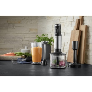 Set blender WMF Kult X 5 piese 600W otel inoxidabil mixare si maruntire - Img 2