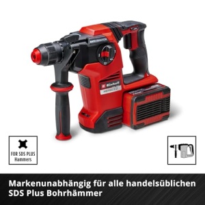 Set burghie beton Einhell SDS Plus 7 piese 210 mm otel 40Cr varf centrare - Img 14