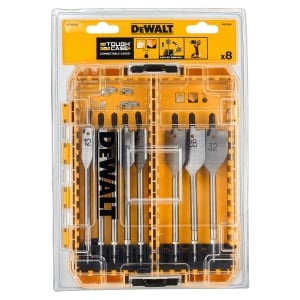 Set burghie lemn DeWalt DT70750 8 piese 12-32 mm cutie rezistenta - Img 3