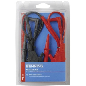 Set cabluri de masurare Benning TA 2, 6 piese, 4 mm
