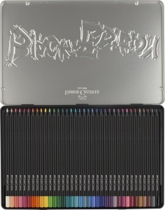 Set carioci Faber-Castell Black Edition 36 culori in cutie metalica - Img 3