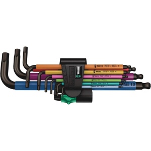 Set Chei Allen Wera 950 SPKL9 SM N, 9 piese, multicolore, pentru suruburi cu cap hexagonal