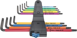 Set chei imbus Wera 05024470001 9679 TX XL, 9 piese, cu functie de prindere, multicolor - Img 2