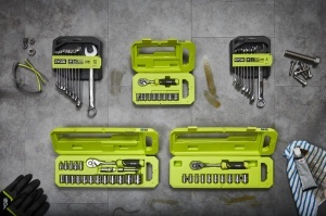 Set chei tubulare Ryobi RHRS11PC 11 piese mecanism 90 de dinti design compact - Img 5