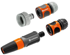 Set complet pentru sistem de irigare GARDENA 18295-20, pentru furtunuri de 13mm si 15mm