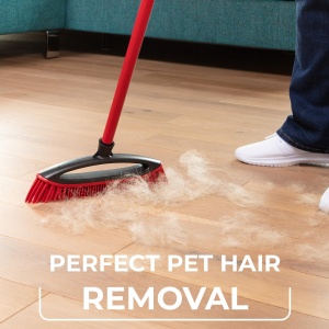 Set complet Vileda Pet Pro, cutie cu matura Always Clean, perie de tapiterie electrostatica si prosop din microfibra XL, curatarea parului animalelor de companie, uscarea animalelor de companie - Img 2