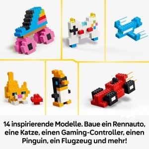 Set Constructie LEGO Classic Kreative Bunte Steine 11045, 820 piese, colorat - Img 3