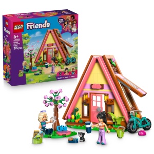Set Constructie LEGO Friends Glampinghutte 42682 pentru Copii, 295 Piese