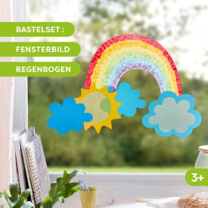 Set Creativ HABA Sachenmacher Fenestru cu Regenbogen pentru Copii, 19 Baze Colorate - Img 2