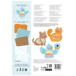 Set Creativ HABA Sachenmacher pentru Primul Dintre Animale - 3 Ani, Transparent, 6 Baze - Img 6
