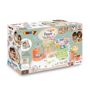 Set creativ pentru copii Smoby Flower Market, cu peste 100 accesorii, ideal de la 3 ani - Img 5
