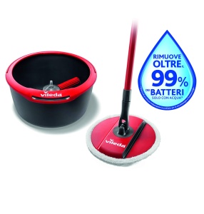 Set curatenie podele Vileda Spin Clean Sistem manual cu microfibra si rola de spalare - Img 8