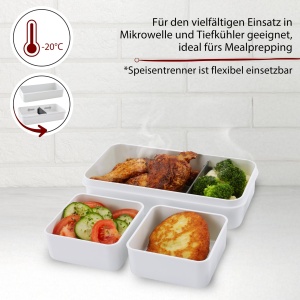 Set cutii de masa Cloer 800S2-1, 15 piese, 2,1 litri, fara BPA - Img 3