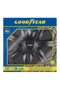 Set de 4 Radkape Goodyear 15 Imola Negru, Design Sportiv, Constructie Durabila - Img 5