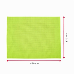 Set de 4 suporturi de masa Westmark, 42 x 32 cm, culoare limeverde, material sintetic - Img 6