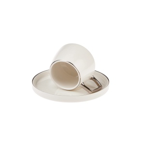 Set de 6 Cesti Cafea Karaca Saturn, Porcelain, 90 ml, Design Elegant - Img 11