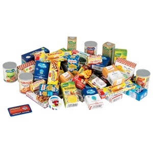 Set de accesorii pentru magazin de jucarie Theo Klein 7206 cu produse frantuzesti