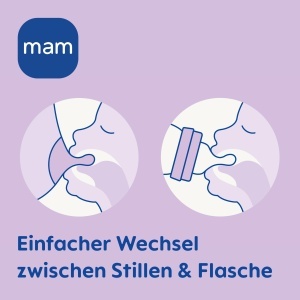 Set de Biberon Anti-Colici MAM Easy Start XXL, 160ml si 260ml, Beige - Img 5