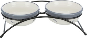 Set de boluri pentru caini TRIXIE cu suport metalic, 0.3 l, antiderapant - Img 2