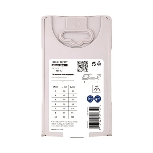 Set de burghie elicoidala pentru lemn Bosch 7x PRO (pentru lemn de esenta moale, lemn de esenta tare, O 3,0, 4,0, 5,0, 6,0, 7,0, 8,0, 10,0 mm, accesorii profesionale Masina de gaurit/surubelnita) - Img 2