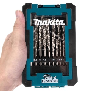 Set de burghie HSS-G Makita D-67549, 19 piese, durabil si robust - Img 6