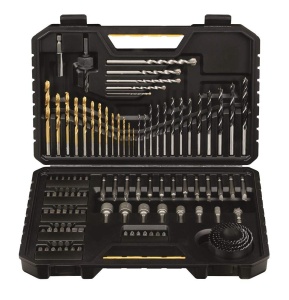 Set de burghie si surubelnite Stanley 100 piese, cu geanta de depozitare - Img 2