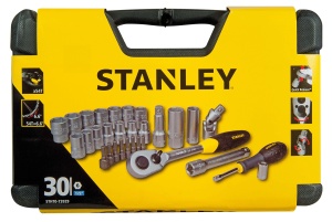 Set de chei cu clichet Stanley STHT0-73929, 30 piese, argintiu, 12 inch - Img 3