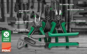 Set de clesti Bruder Mannesmann M10997 4 piese otel de inalta calitate manere ergonomice - Img 5