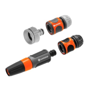 Set de Conectare pentru Gardena, cu Spray de Curatare si Stop de Apa