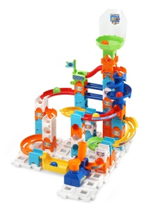 Set de Constructie Interactiv VTech Marble Rush S100 cu 62 Piese si 5 MarBalls