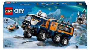 Set de Constructie LEGO City Arktis-Truck cu Laborator 60471, 1064 piese, 6 roti