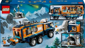 Set de Constructie LEGO City Arktis-Truck cu Laborator 60471, 1064 piese, 6 roti - Img 11