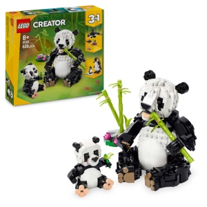 Set de Constructie LEGO Creator 3in1 Pandafamilie 31165 - 626 piese, pentru copii 8