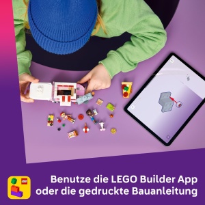 Set de Constructie LEGO Friends Pizzawagen 42694 cu 2 Figurine si Accesorii - Img 7