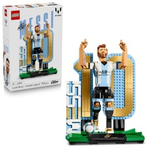 Set de Constructie LEGO Lionel Messi - 958 piese, 2 variante, cadou pentru copii si adulti