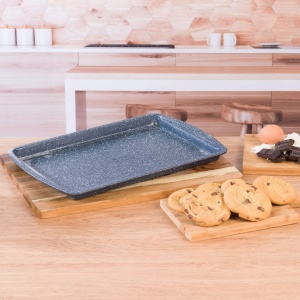 Set de copt Russell Hobbs Nightfall Stone 2 piese antiaderent otel carbon 38 cm - Img 8