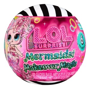 Set de creatie L.O.L. Surprise Mermaids Makeover Magic Tots, 6 figurine, lipgloss personalizat - Img 1