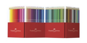 Set de creioane colorate Faber-Castell Castle, 60 bucati, hexagonale - Img 2