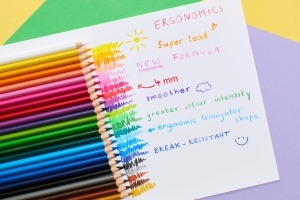 Set de creioane colorate Faber-Castell Ergonomics, 18 culori, 175 mm - Img 4