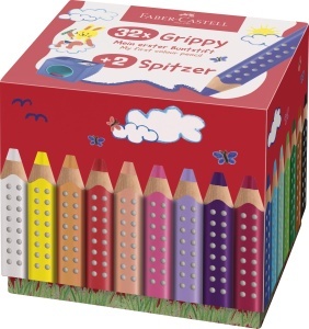 Set de Creioane Colorate Faber-Castell Grippy, 32 Bucati, Ergonomic - Img 3